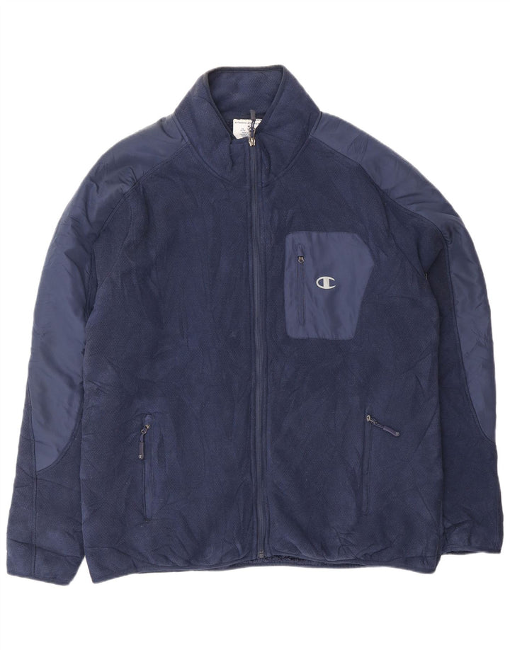 Champion Herren Sherpa Jacke UK 42 XL Marineblau Polyester