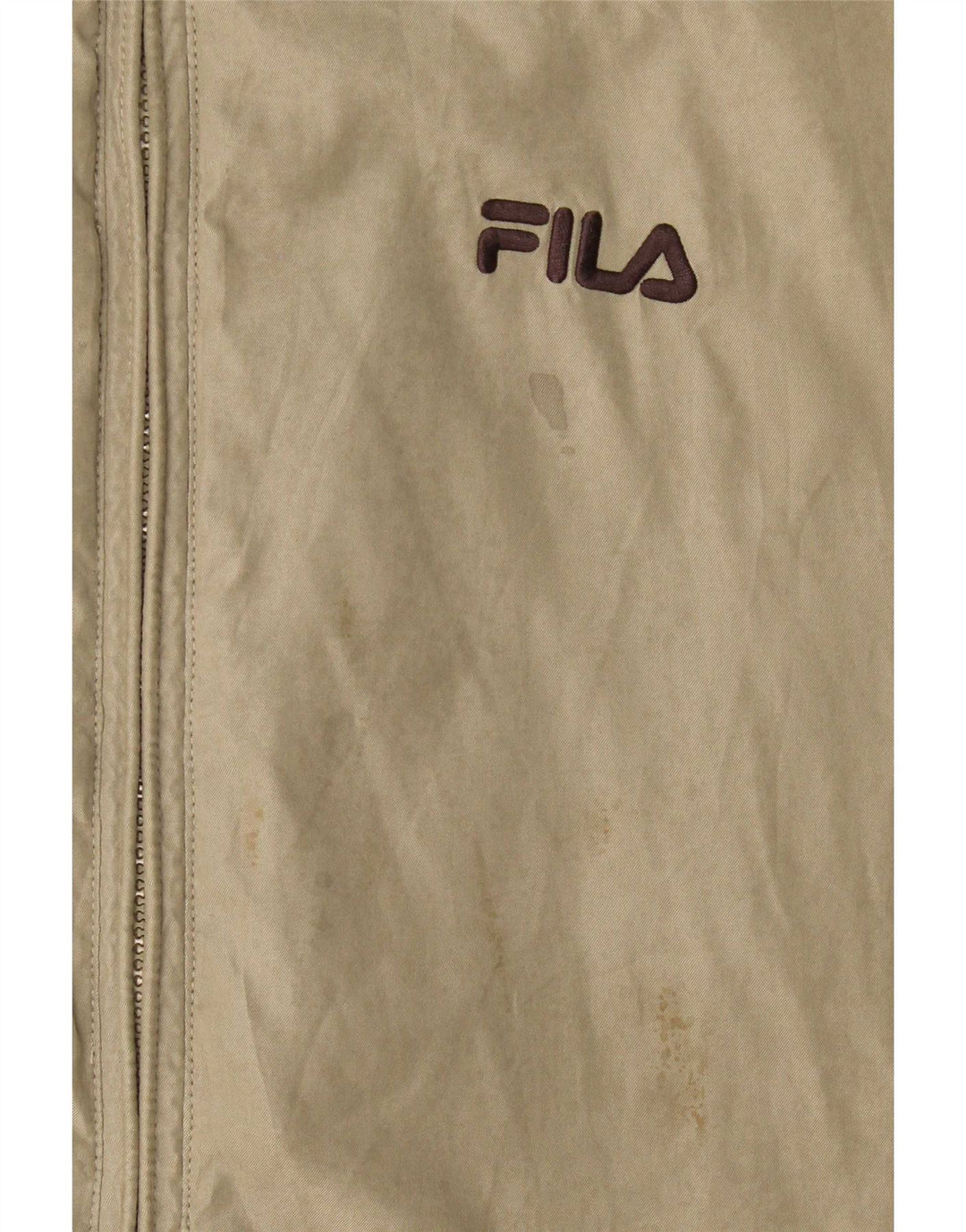 Fila Herren Regenjacke UK 40 Large Grau Polyester