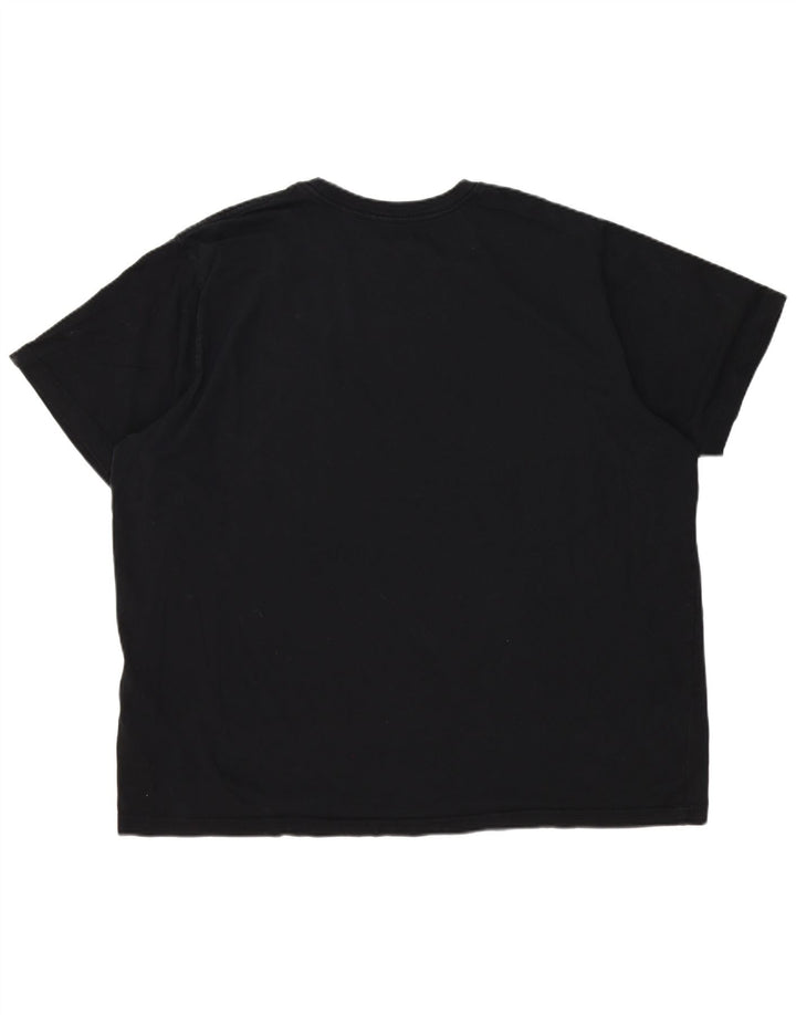 Eddie Bauer Herren T-Shirt Top 3XL Schwarz Baumwolle