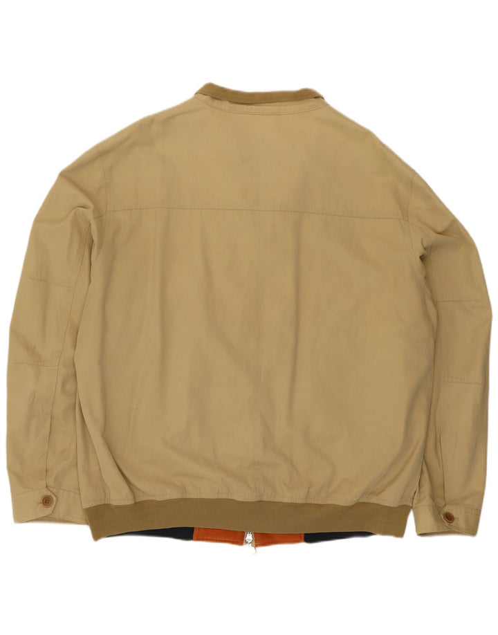 Amerigo Vespucci Herren Bomberjacke UK 44 2XL Beige Polyester