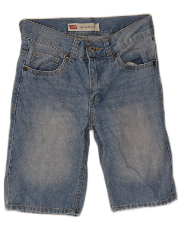 Levi's Jungen 505 Regular Denim Shorts 7–8 Jahre W24 Blaue Baumwolle