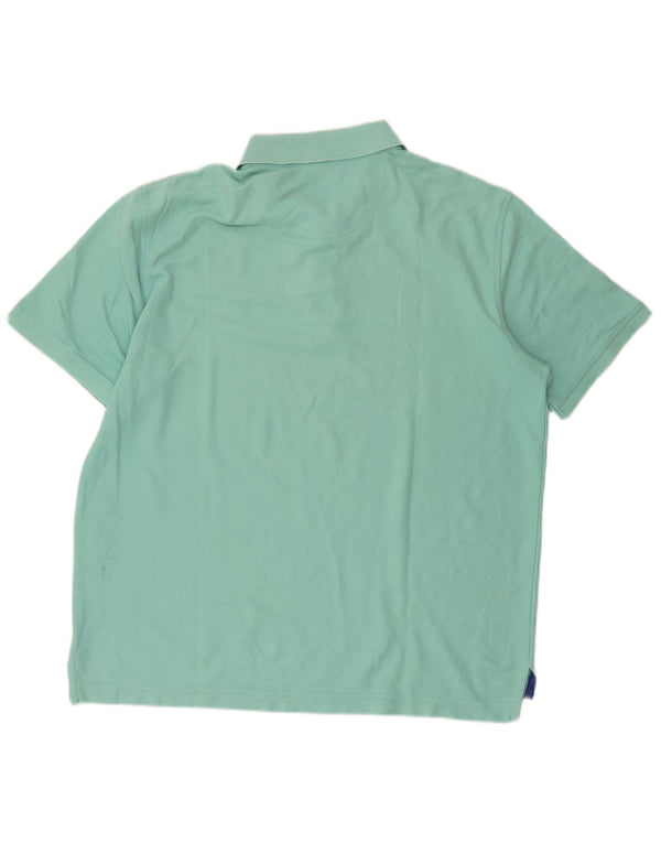 Izod Herren-Poloshirt, große türkisfarbene Baumwolle