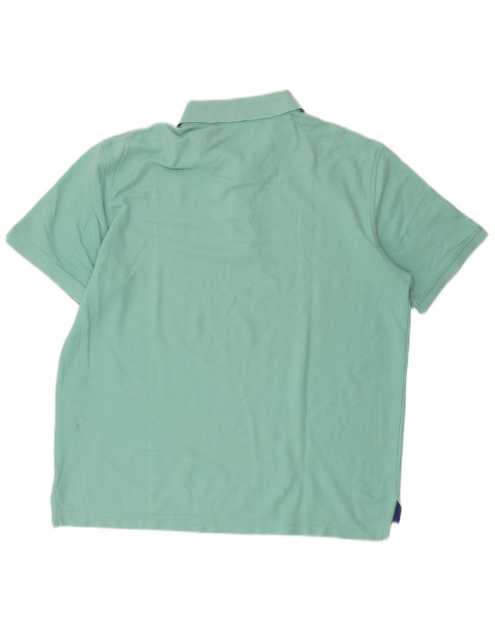 Izod Herren-Poloshirt, große türkisfarbene Baumwolle