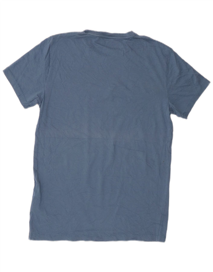 Superdry Herren T-Shirt Top XL Blau Baumwolle