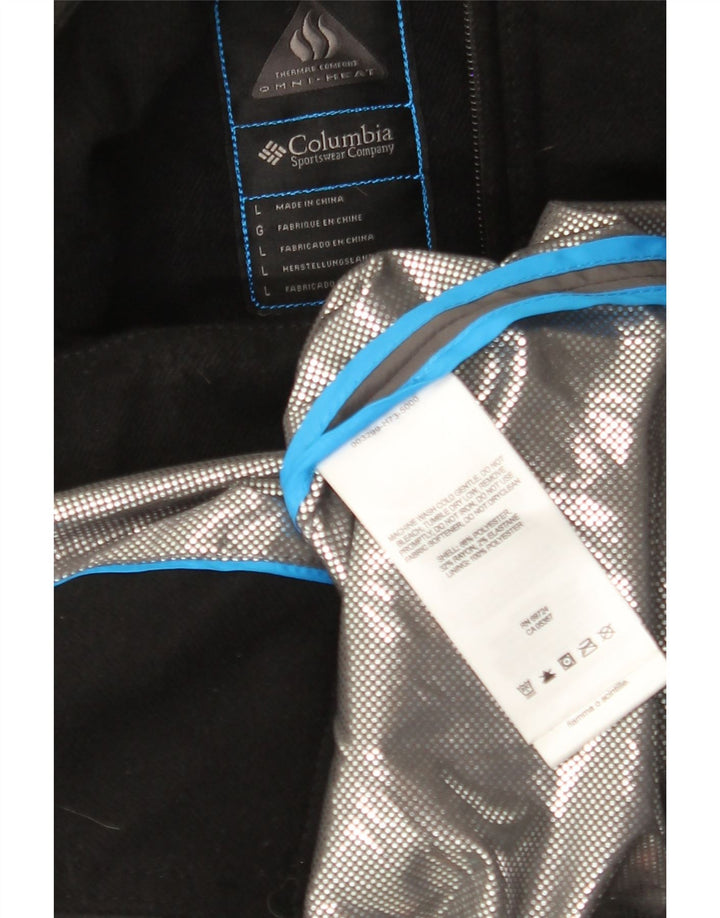 COLUMBIA Damen Omni-Heat Kapuzen-Trenchcoat UK 14 Large Schwarz Polyester