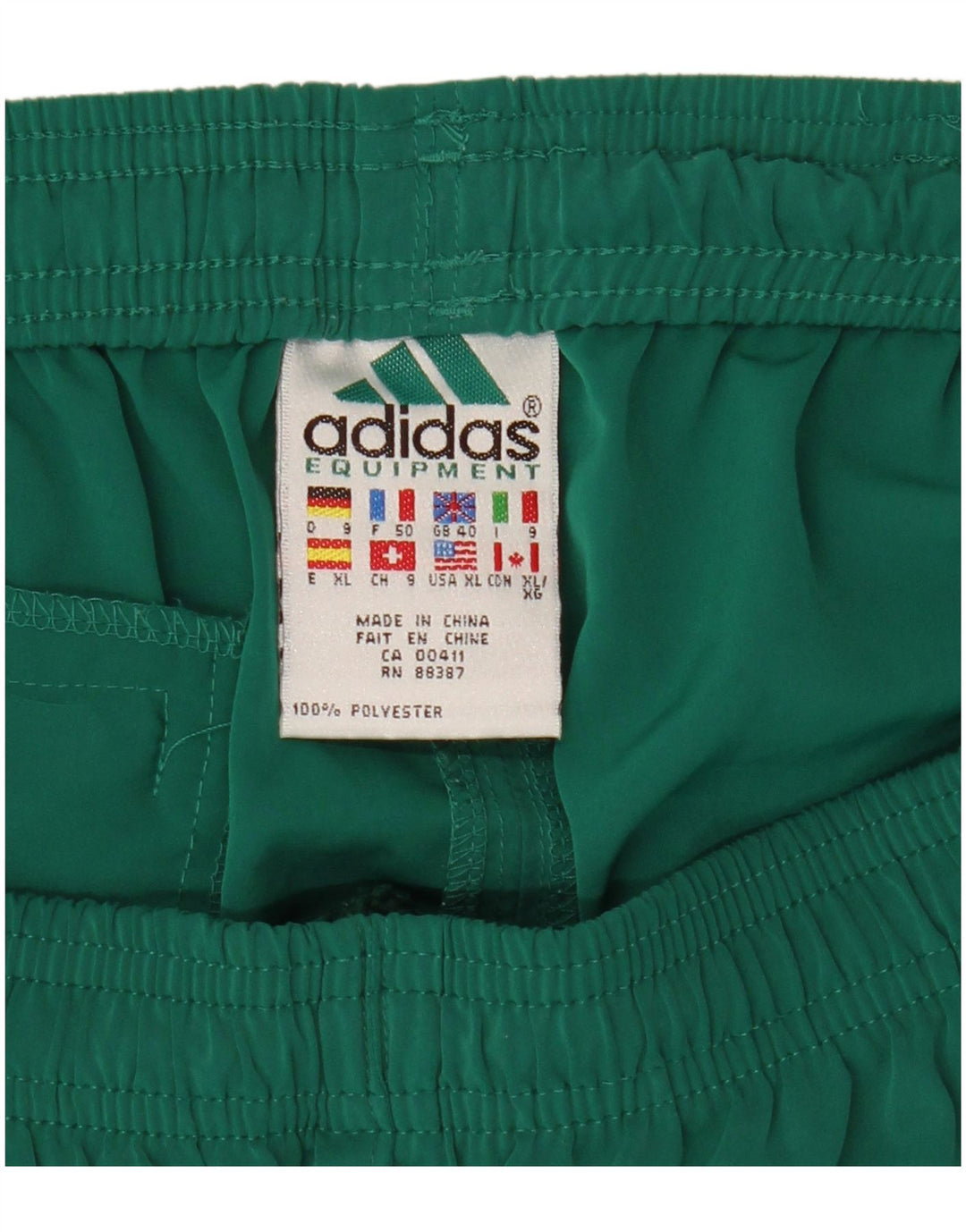 Adidas Herren Sportshorts UK 40 Mittelgrünes Polyester