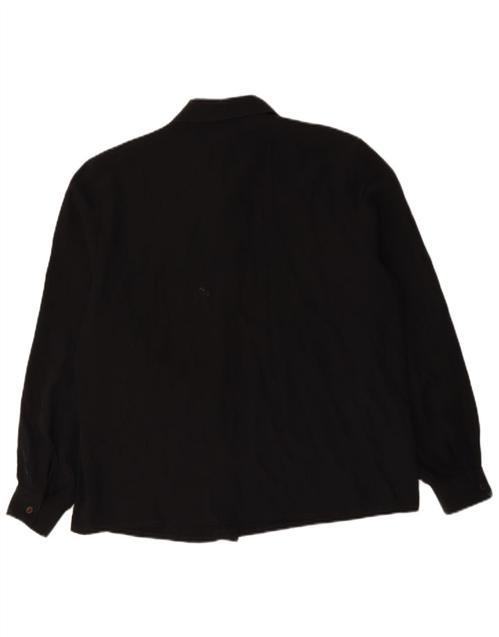 Primavera Firenze Damen Hemdbluse UK 18 XL Schwarz Polyester