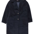 Marks & Spencer Damenmantel UK 12 Mittelmarineblaues Polyester