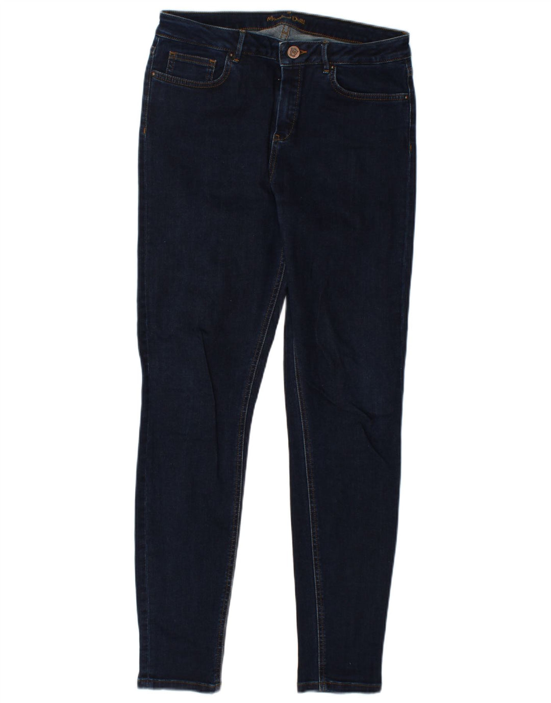 Massimo Dutti Damen Skinny Jeans EU 40 Medium W30 L29 Marineblau