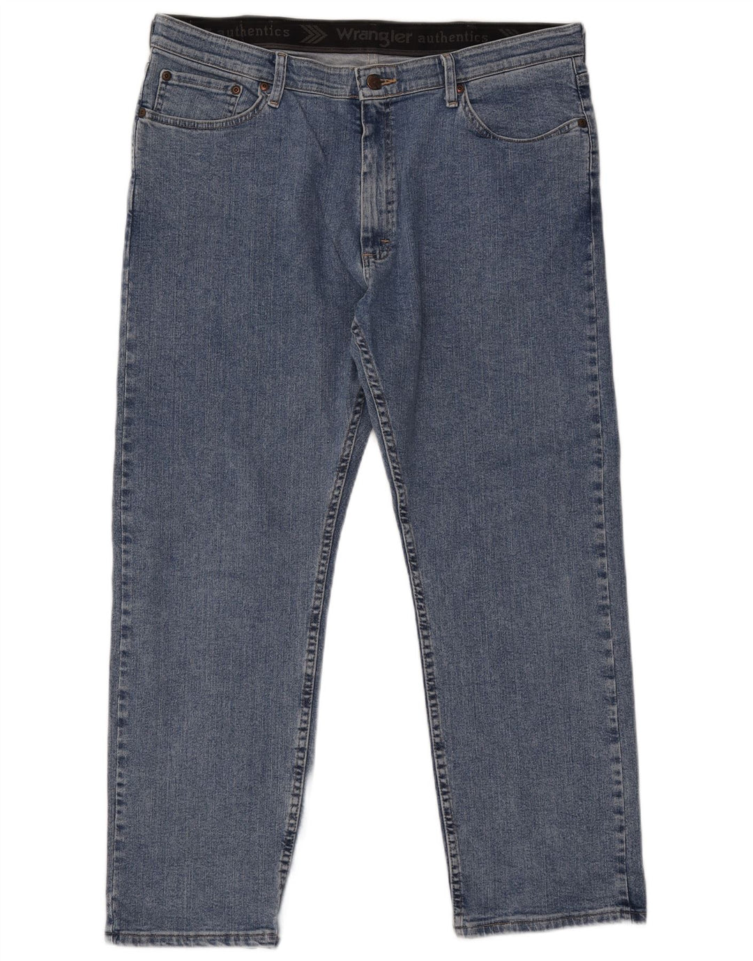 Wrangler Herren Straight Jeans W38 L30 Blaue Baumwolle