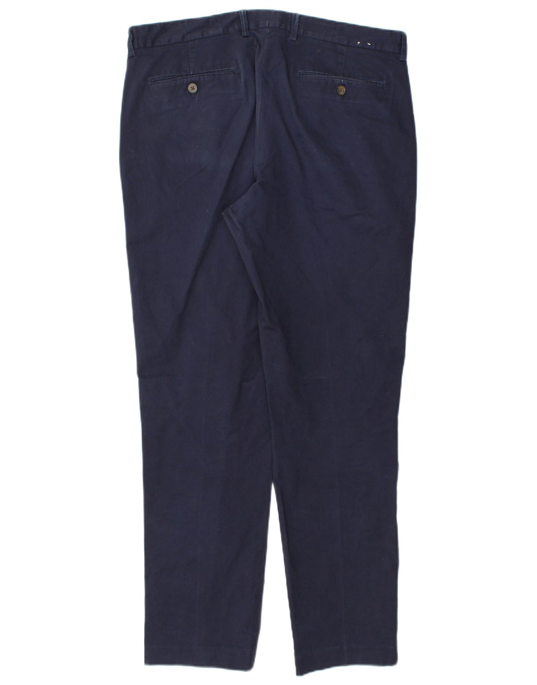 J. CREW Herren Flex Slim Chinohose W35 L30 Marineblaue Baumwolle