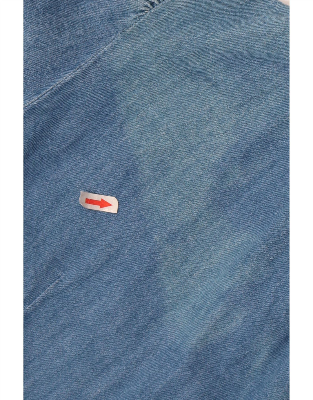 Zara Damen Langarm-Jeanskleid UK 12 Mittelblau