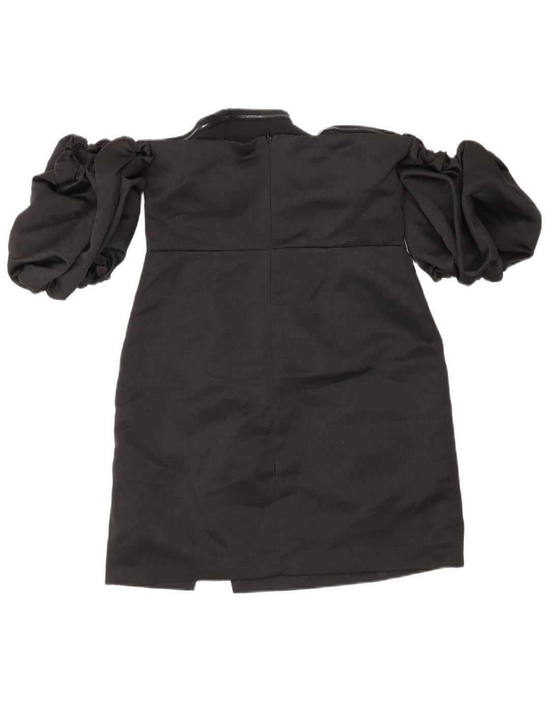Topshop Damen-Mini-Schulterkleid, Gr. 10, Größe S, Schwarz, Polyester
