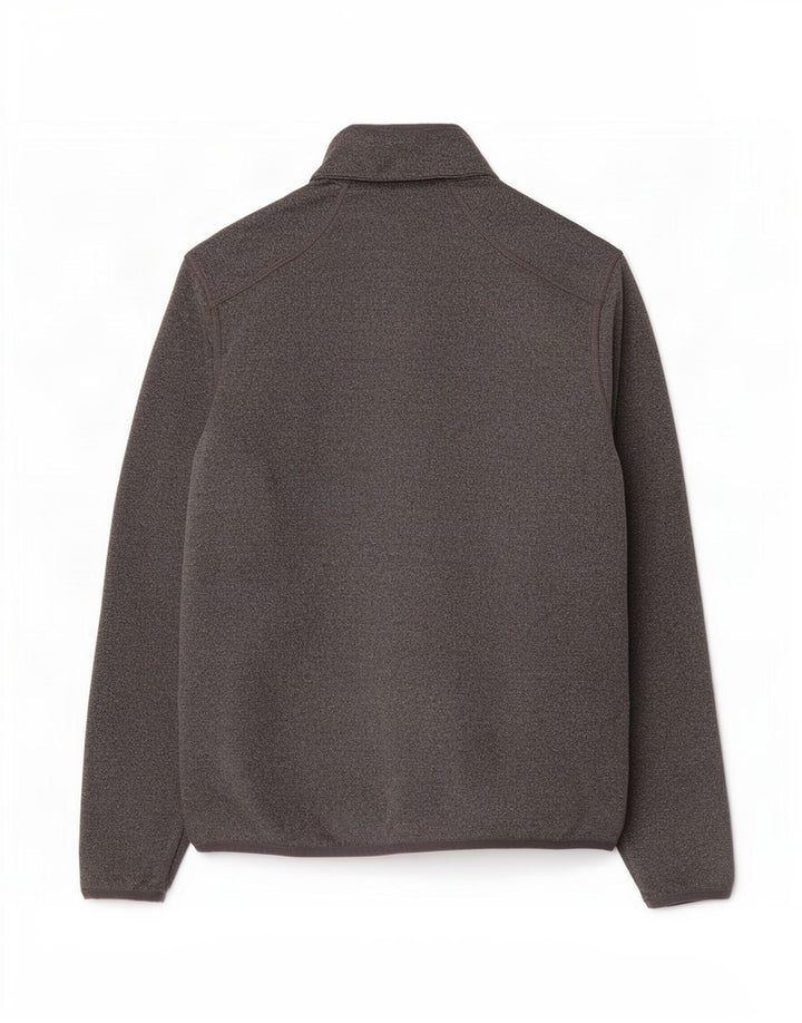 Calvin Klein Herren-Golf-Pullover-Trainingsanzug mit Reißverschluss, Größe S, Grau meliert