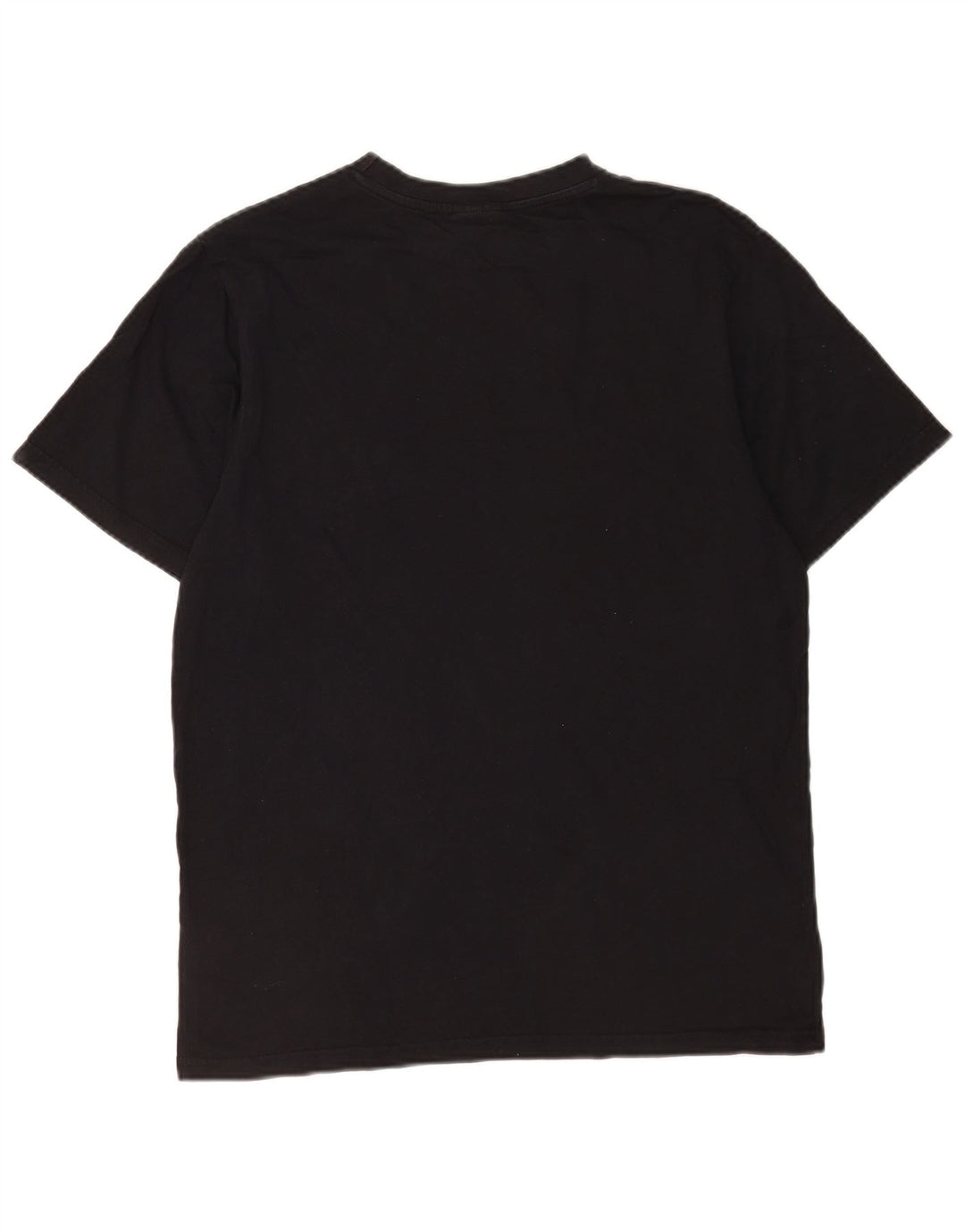 Ellesse Herren-Grafik-T-Shirt-Oberteil aus mittelschwarzer Baumwolle
