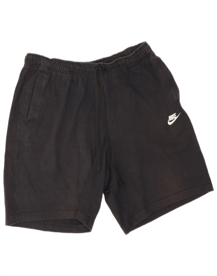Nike Herren-Sportshorts, groß, aus schwarzer Baumwolle