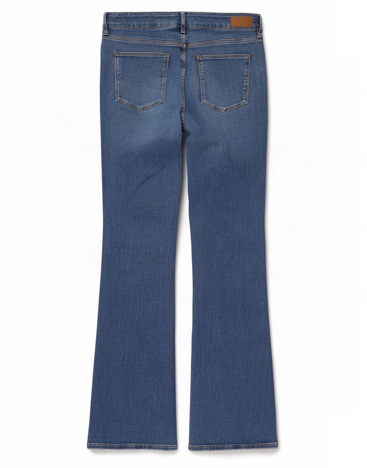 Fat Face Damen Brooke Bootcut Jeans UK 12 Medium W30 L31 Blaue Baumwolle