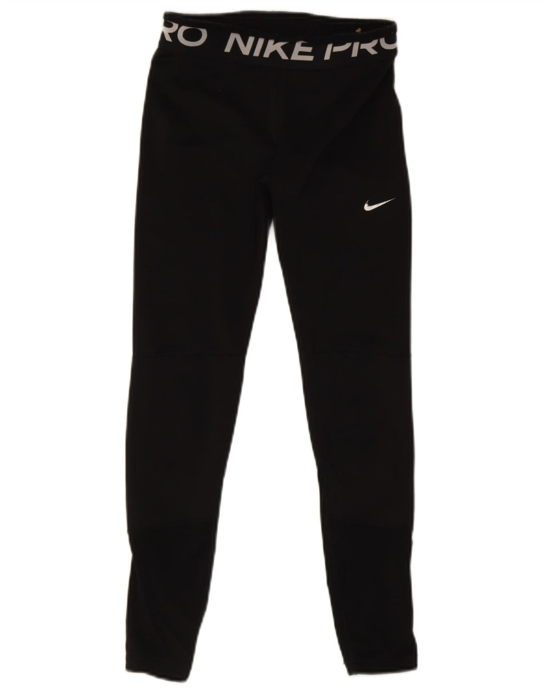 Nike Damen Dri Fit Graphic Leggings UK 14 Large Schwarz Polyester