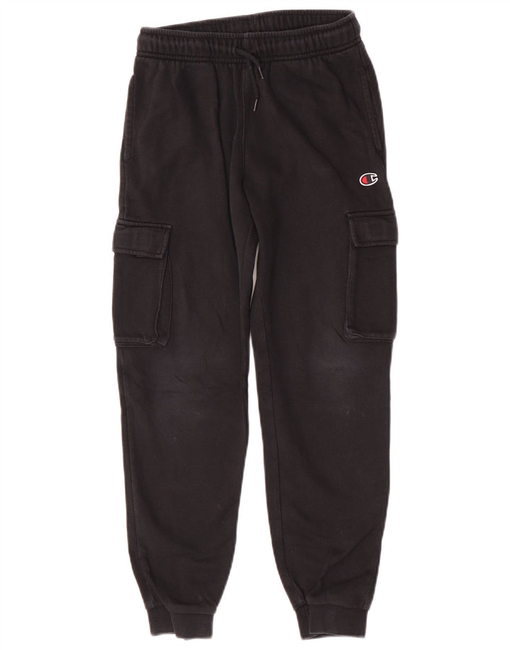 Champion Jungen-Trainingshose, Jogginghose, 9–10 Jahre, mittelgroß, Schwarz