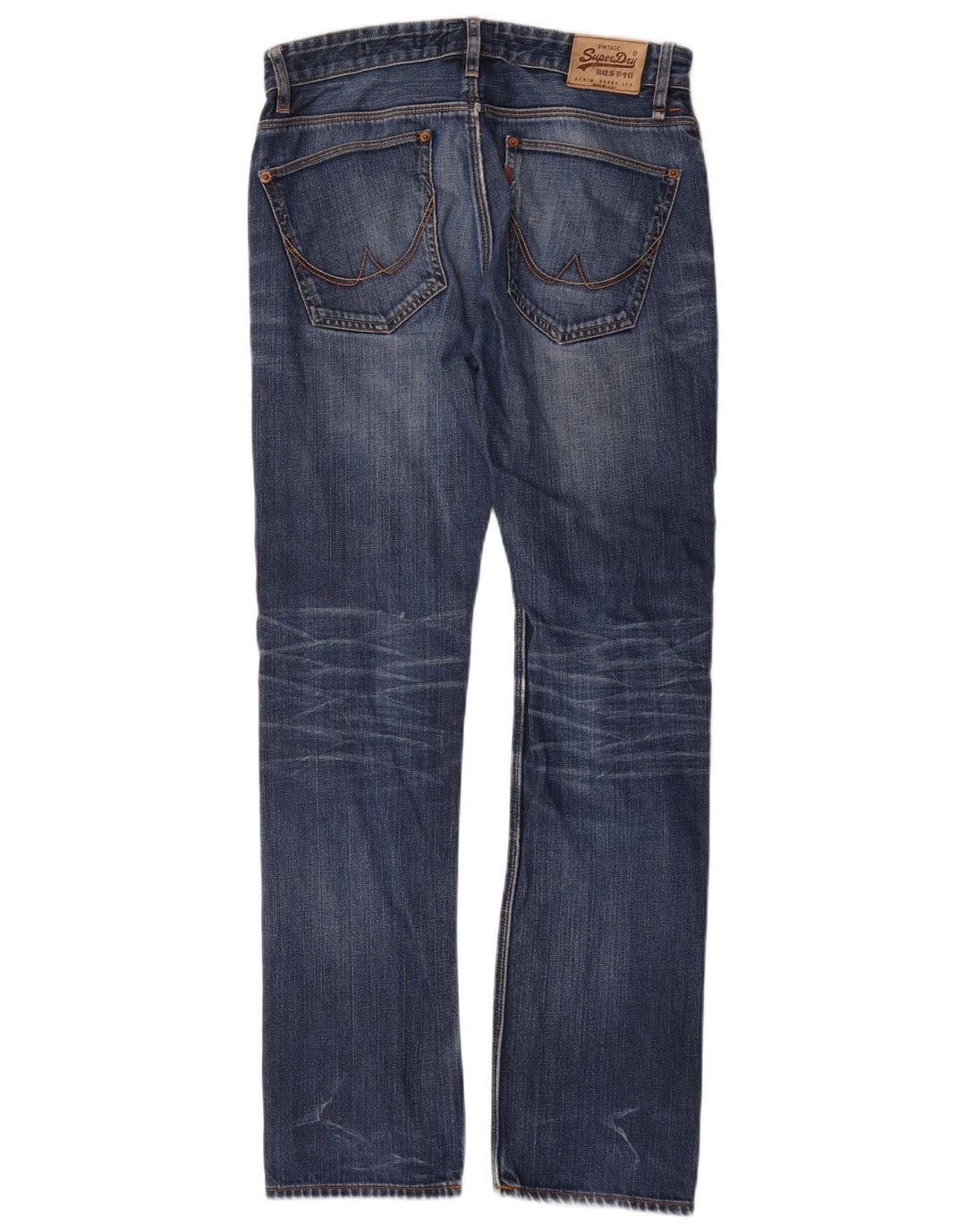 Superdry Herren Slim Jeans W30 L32 Blaue Baumwolle