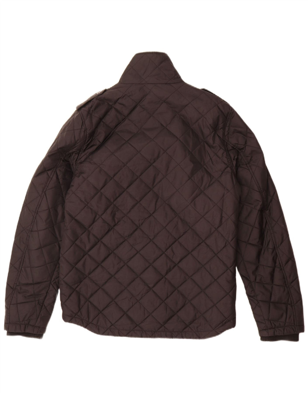 Jack & Jones Herren Militär-Steppjacke UK 38 Mittelschwarzes Nylon