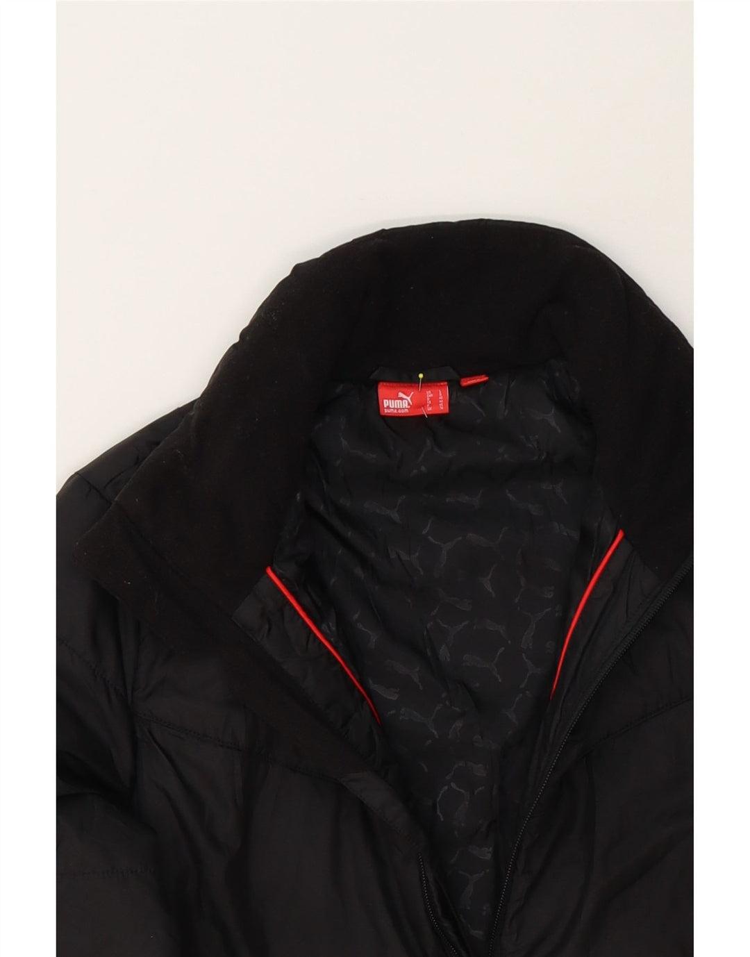 PUMA Womens Padded Jacket UK 14 Large  Black Polyester Vintage Puma and Second-Hand Puma from Messina Hembry 