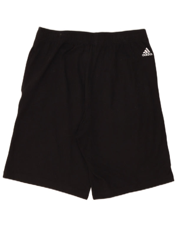 Adidas Herren Graphic Sport Shorts Mittelschwarze Baumwolle