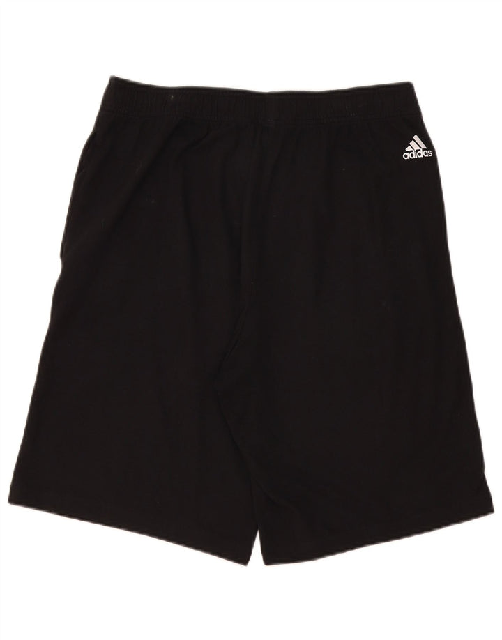 Adidas Herren Graphic Sport Shorts Mittelschwarze Baumwolle