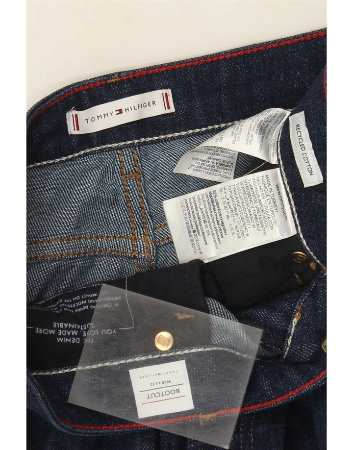 Tommy Hilfiger Damen Bootcut Jeans W28 L32 Marineblau Baumwolle