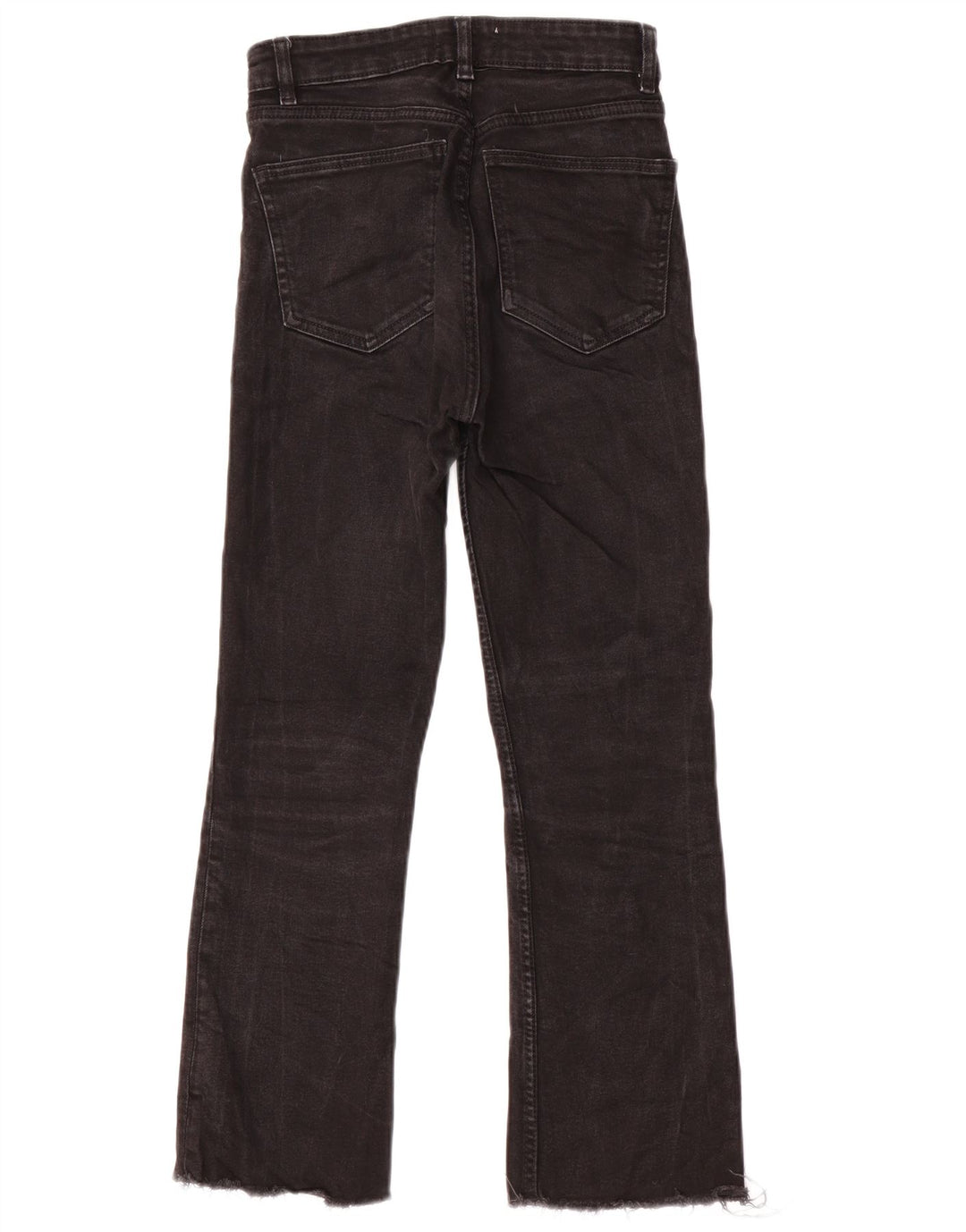 Zara Damen Bootcut Jeans EU 36 XS W26 L25 Schwarz