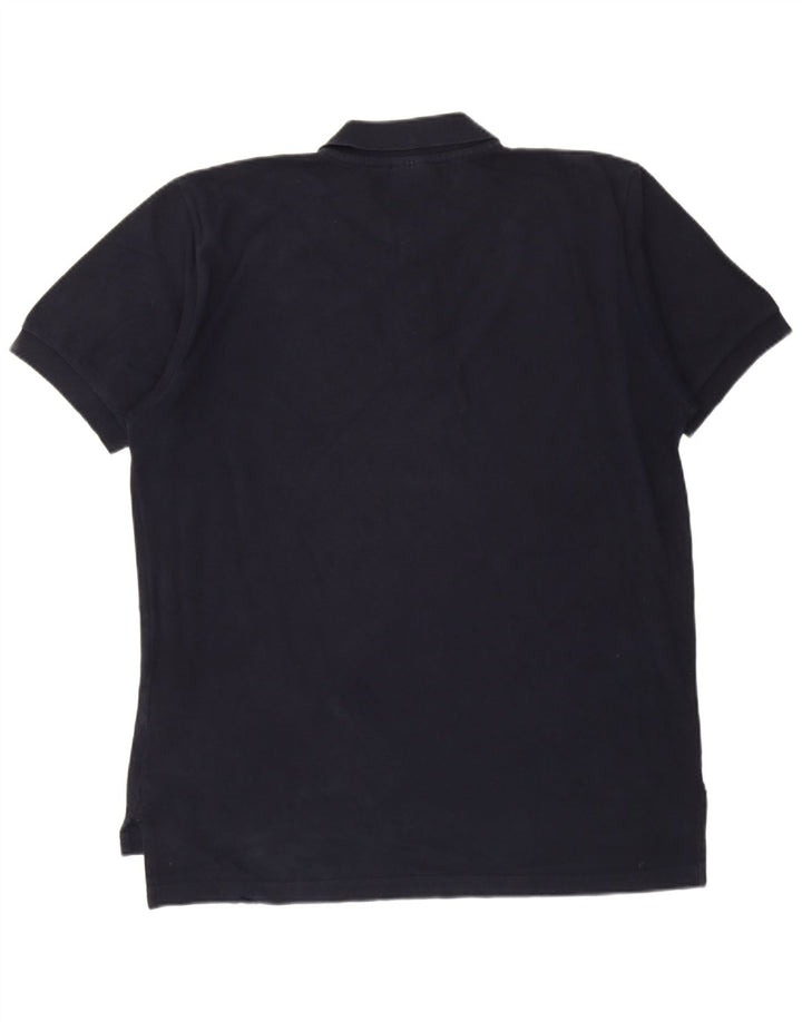 Reebok Herren-Poloshirt, groß, marineblau, Baumwolle