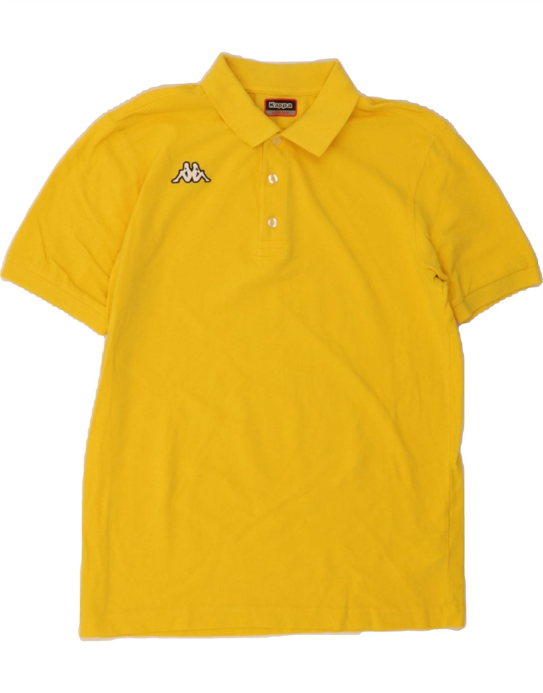 KAPPA Mens Polo Shirt Large Yellow Cotton Vintage Kappa and Second-Hand Kappa from Messina Hembry 