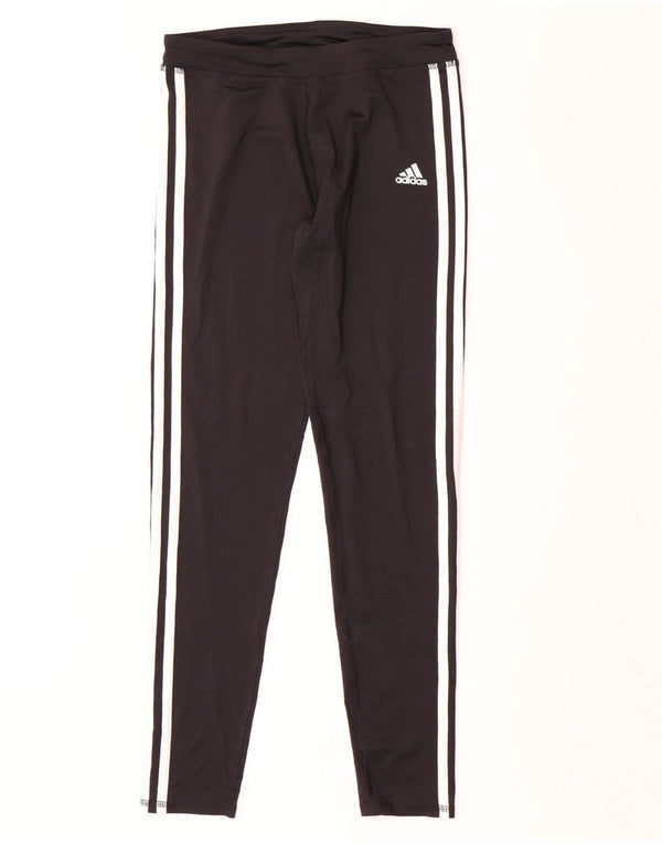 Adidas Mädchen Leggings 15-16 Jahre XL Schwarz Polyester