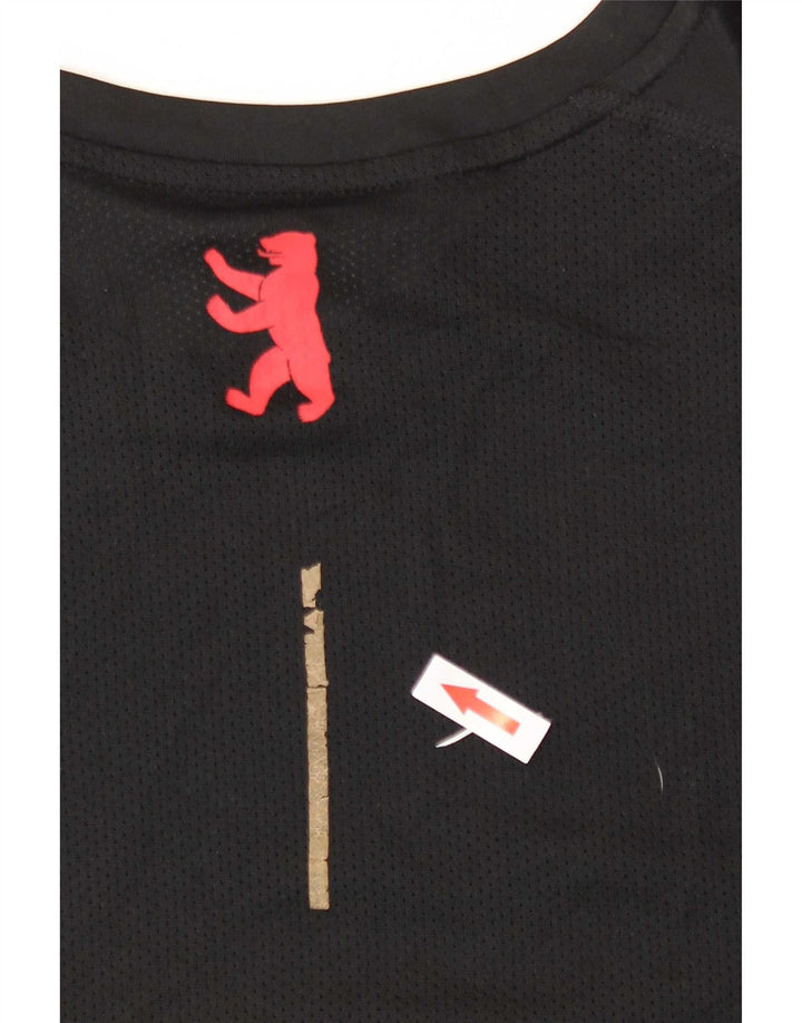 Nike Herren Berlin Graphic T-Shirt Top Large Schwarz Polyester