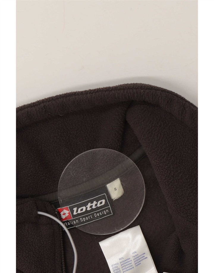 Lotto Herren-Fleecepullover mit Reißverschluss, klein, grau, Farbblock, Polyester