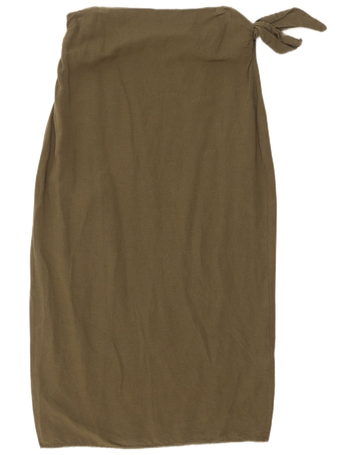 Zara Damen Midirock Medium W28 Khaki