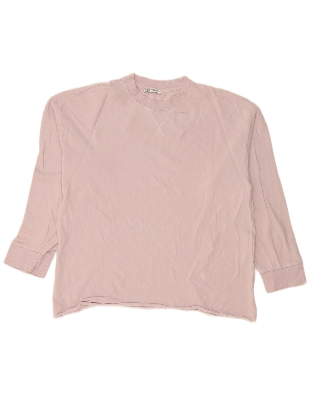 Zara Herren Sweatshirt Pullover Small Pink