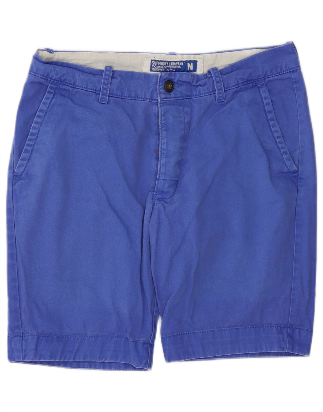 SUPERDRY Herren-Chinoshorts, Größe M, W32, Blau, Baumwolle