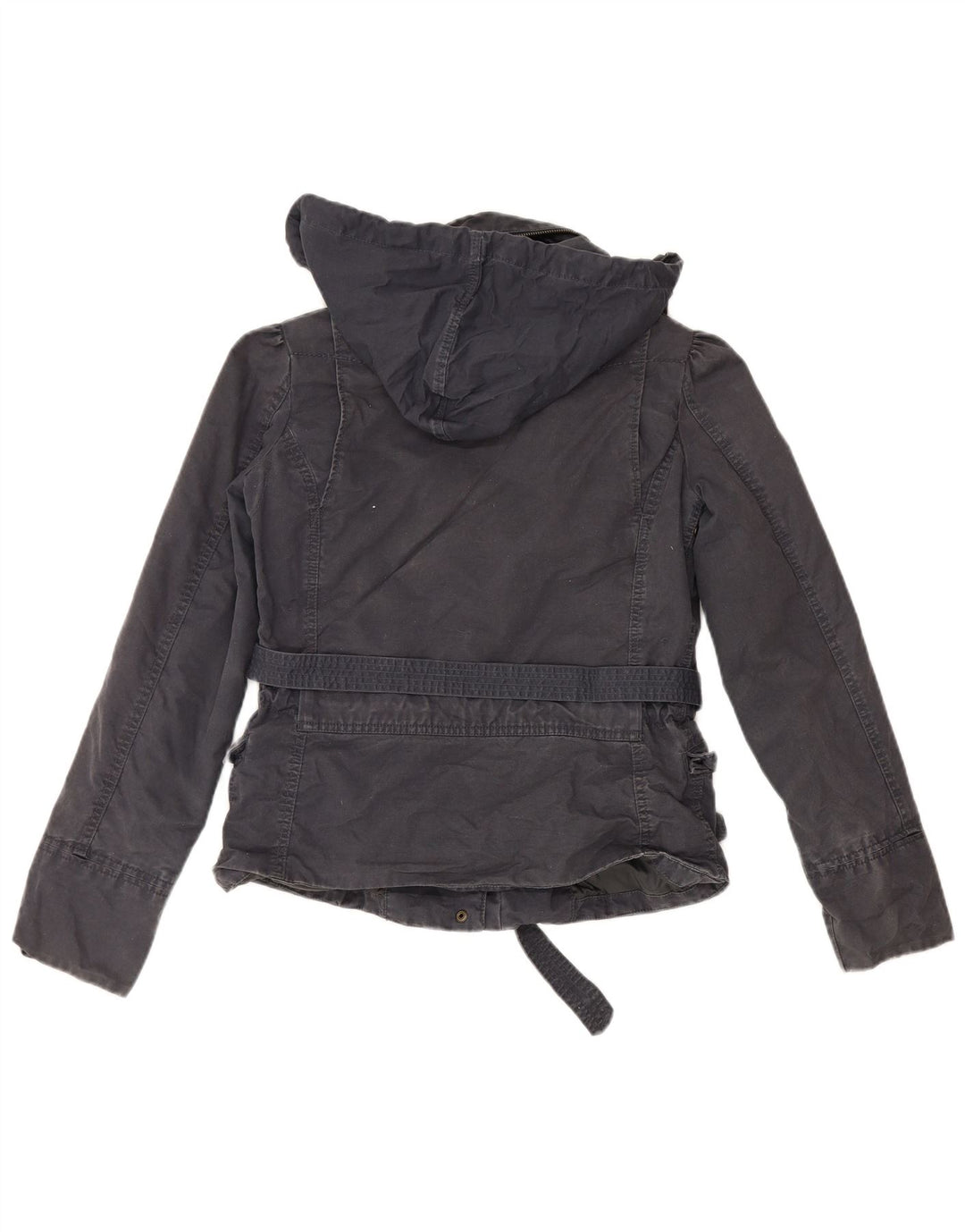 Levi's Damen-Utility-Jacke mit Kapuze, UK 14, mittelmarineblaue Baumwolle