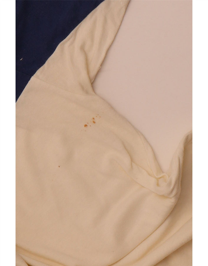 COLMAR Herren Grafik-T-Shirt-Oberteil, Mittelweiß, Colourblock-Baumwolle, Sport