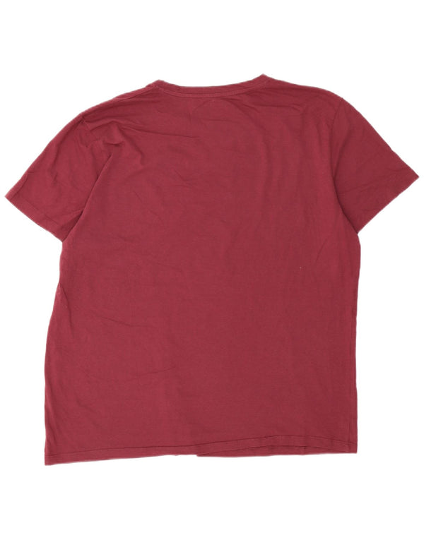 Jack & Jones Herren T-Shirt Top XL Burgund