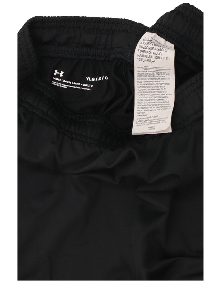 Under Armour Jungen-Trainingshose, 11–12 Jahre, groß, schwarzes Polyester