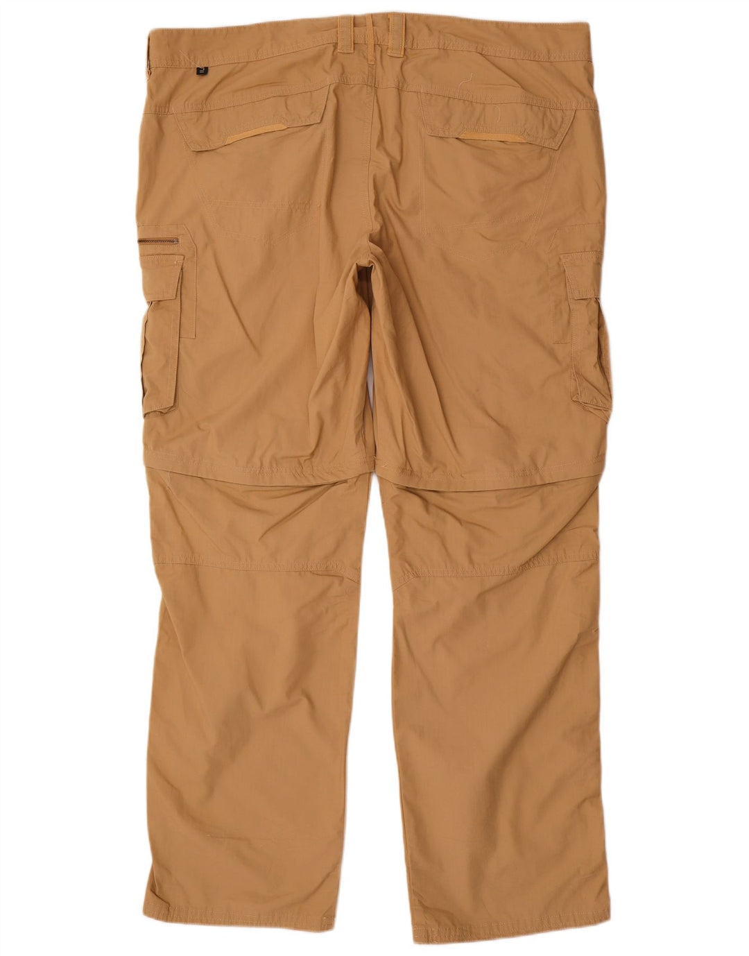 FORCLAZ Gerade Herren-Cargohose, EU 54, 2XL, W44, L34, Beige, Baumwolle