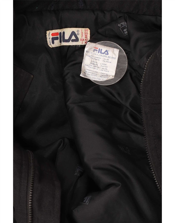 Fila Herren-Skioverall mit lockerer Passform, IT 50, mittelschwarz, Polyamid
