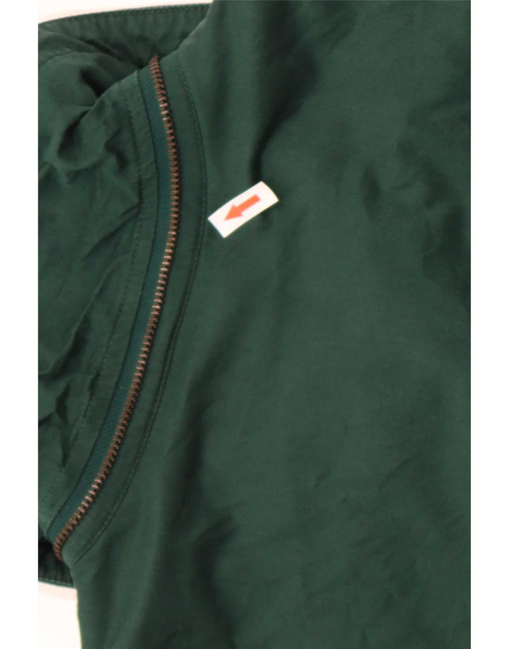 Marlboro Herren Bomberjacke IT 50 Große grüne Colourblock-Baumwolle
