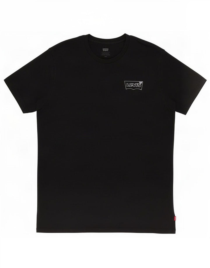 Levi's Herren T-Shirt Top Large Schwarz Baumwolle