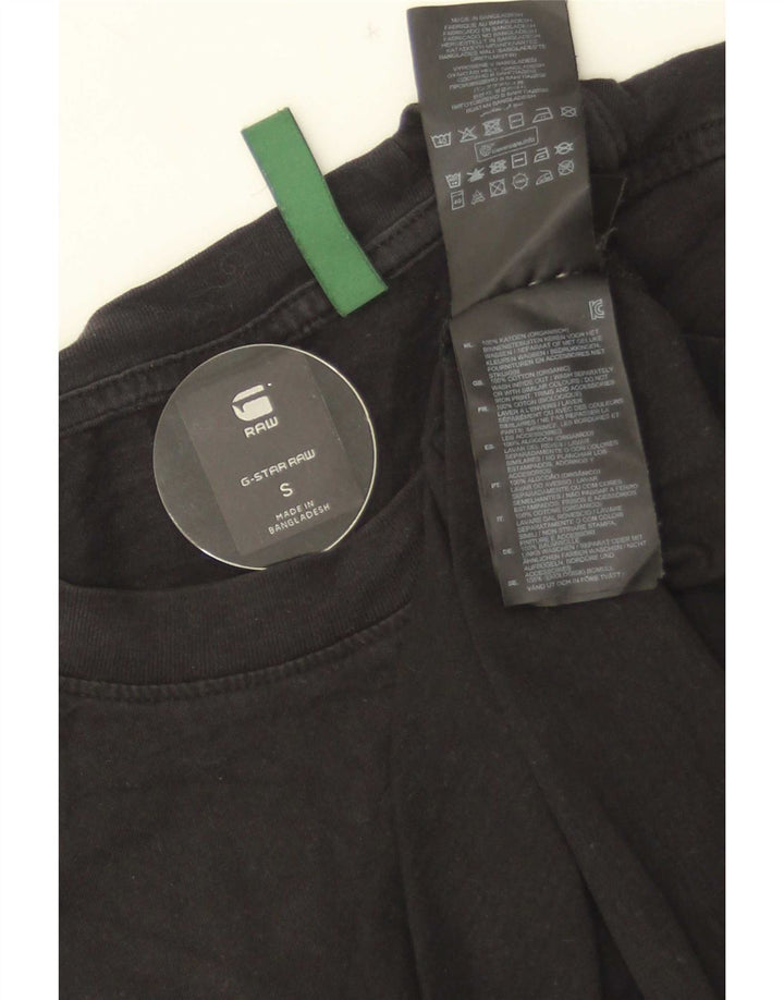 G-Star Herren T-Shirt Top Small Schwarz Baumwolle