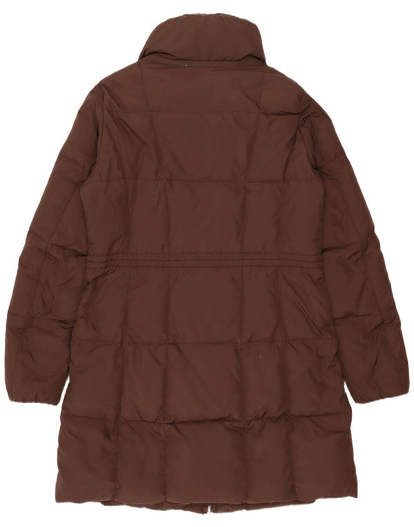GEOX Damen Respira Wattierter Mantel UK 14 Large Braun
