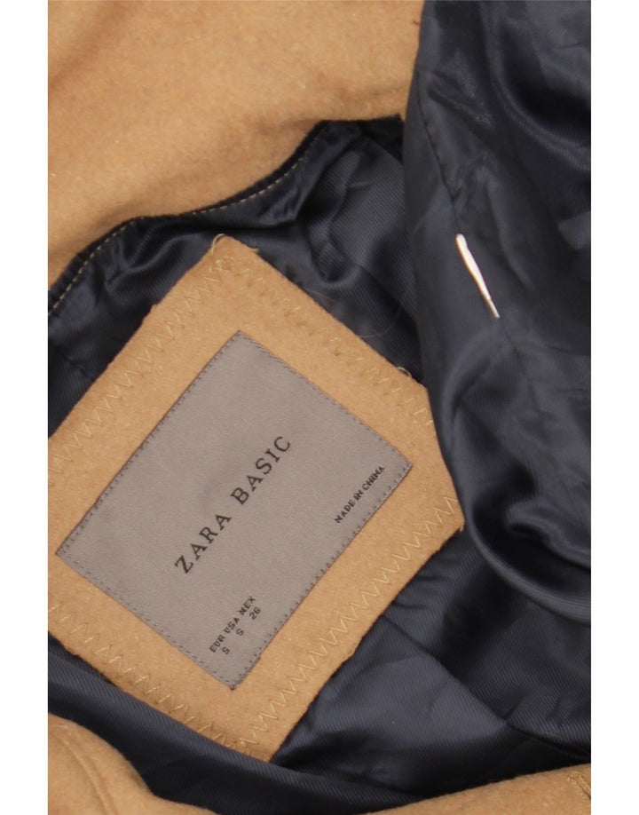 Zara Damen Mantel UK 10 Small Beige