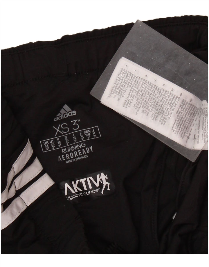 ADIDAS Damen Aeroready Sport Shorts UK 6 XS Schwarz Polyester